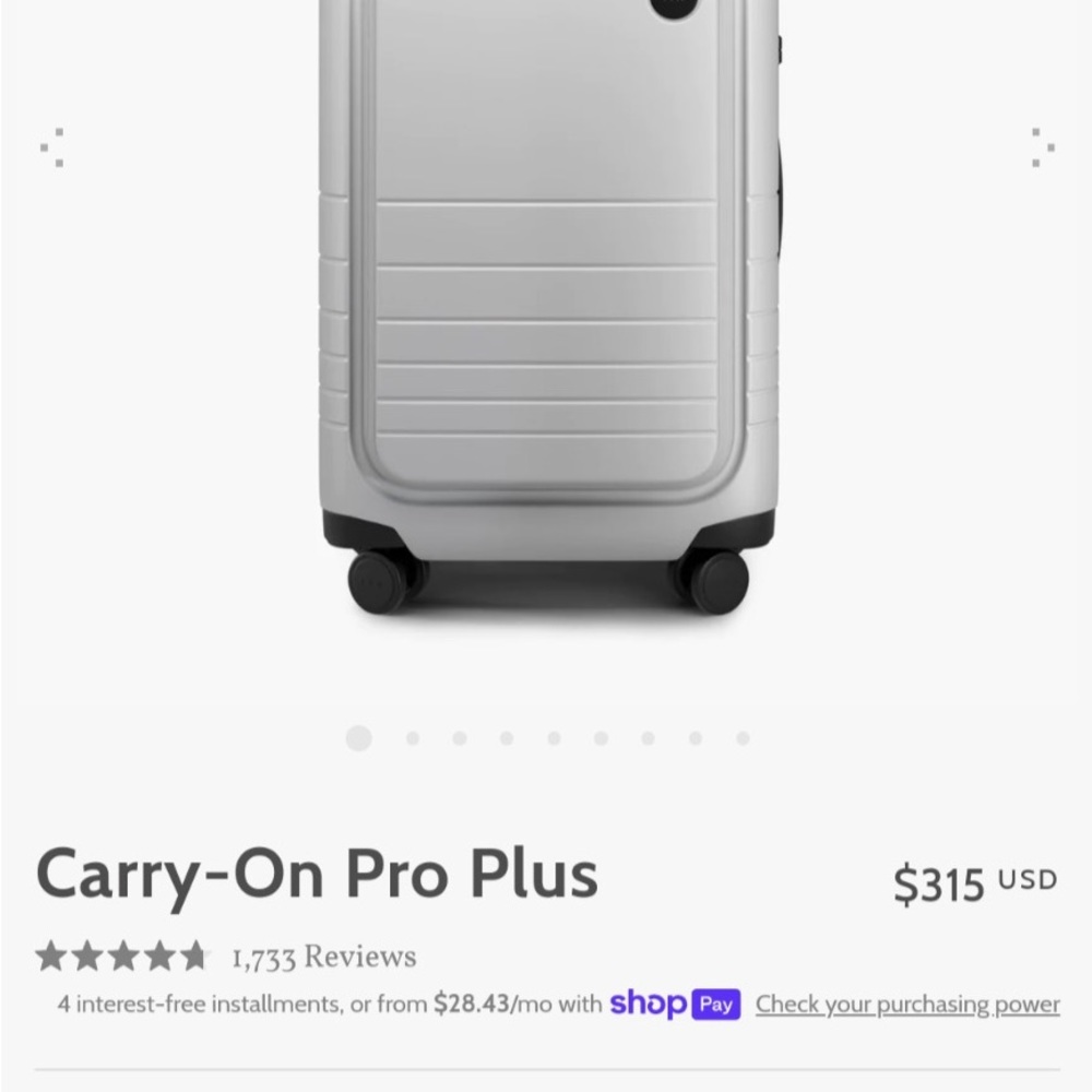 New Monos carry on Pro Plus
